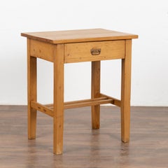 Small Pine Nightstand Side Table, Denmark circa 1900