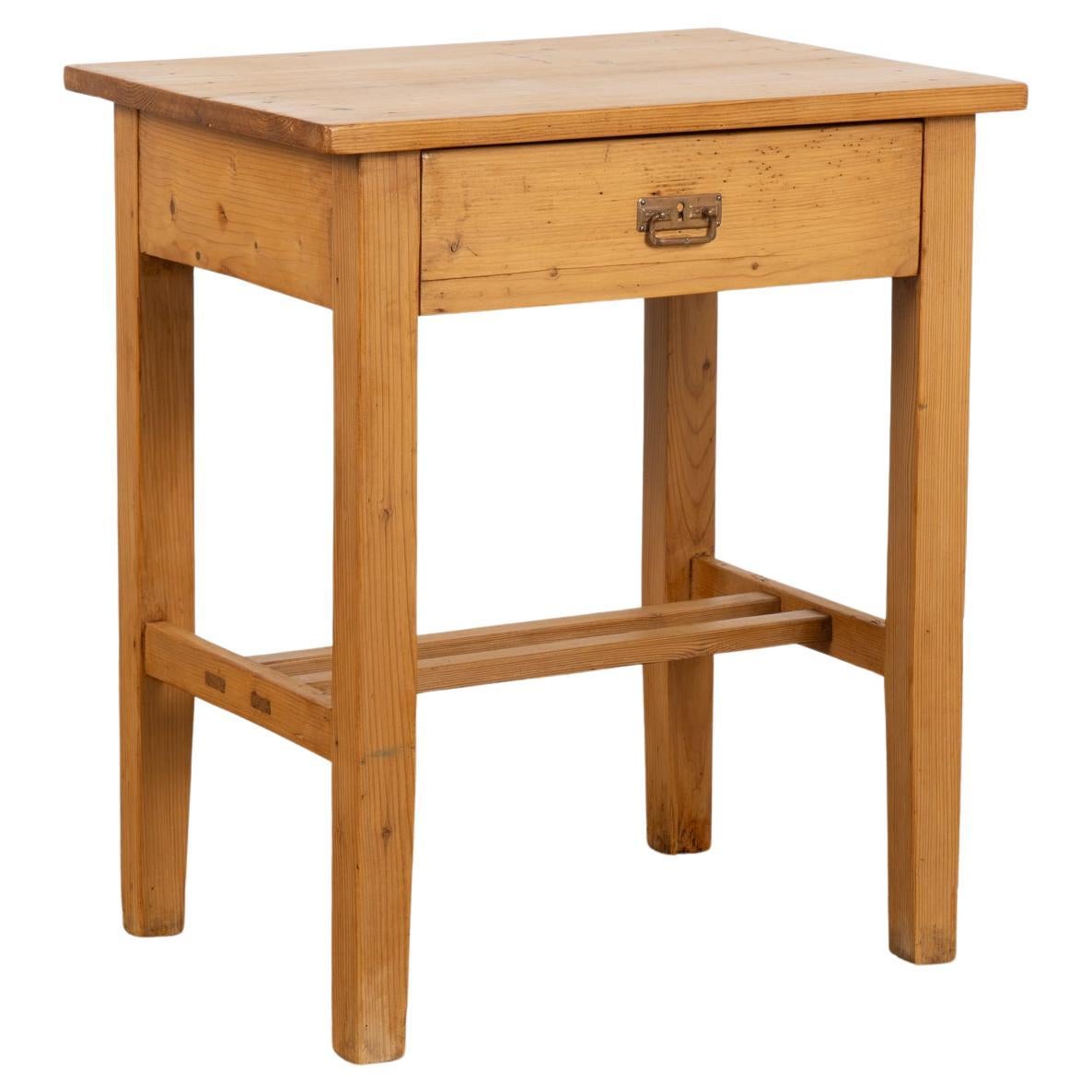 Small Pine Nightstand Side Table, Denmark circa 1900