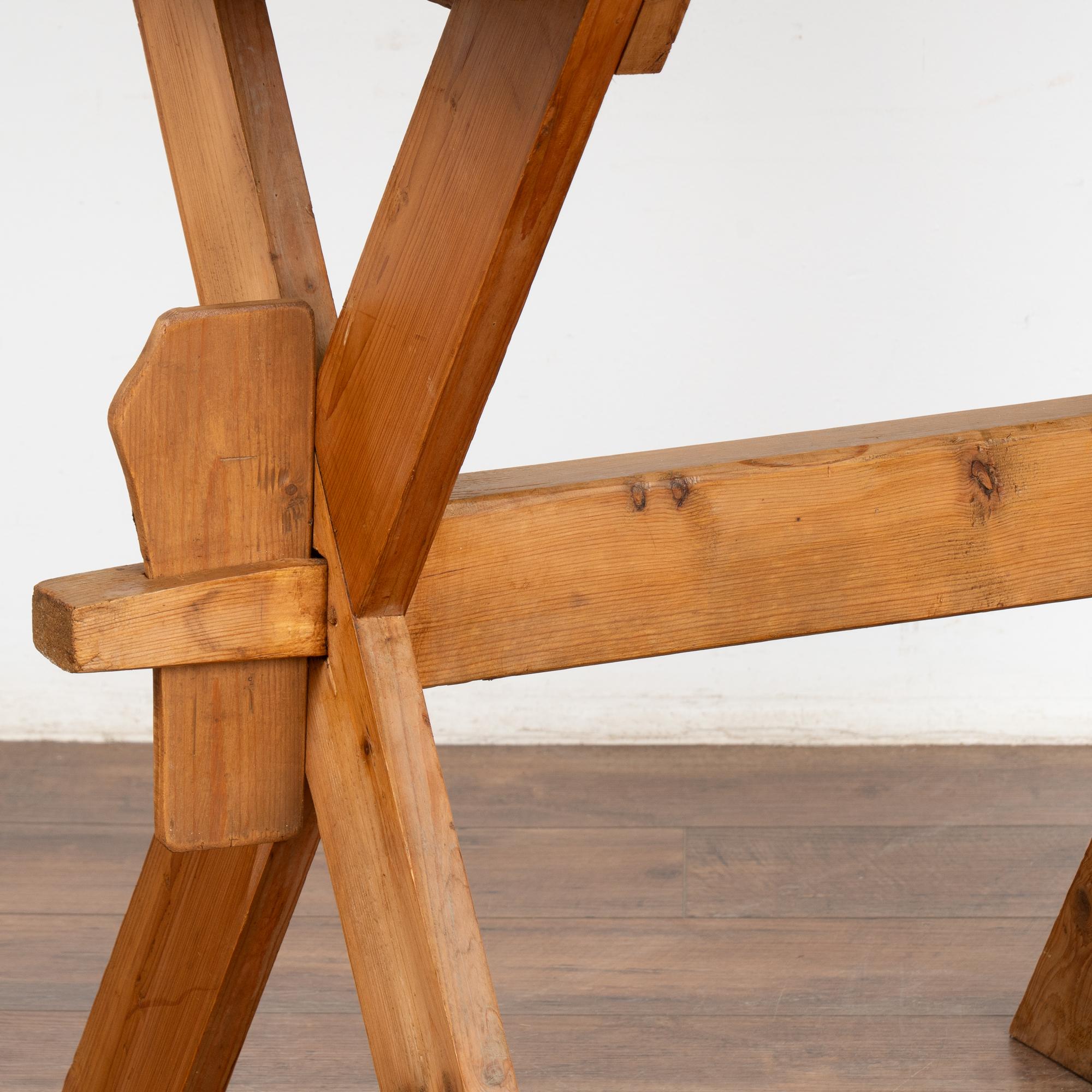 19th Century Small Pine Side Table with Tray Top, Sweden circa 1820-40