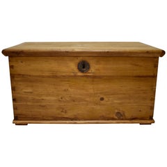 Small Pine Trunk or Blanket Chest