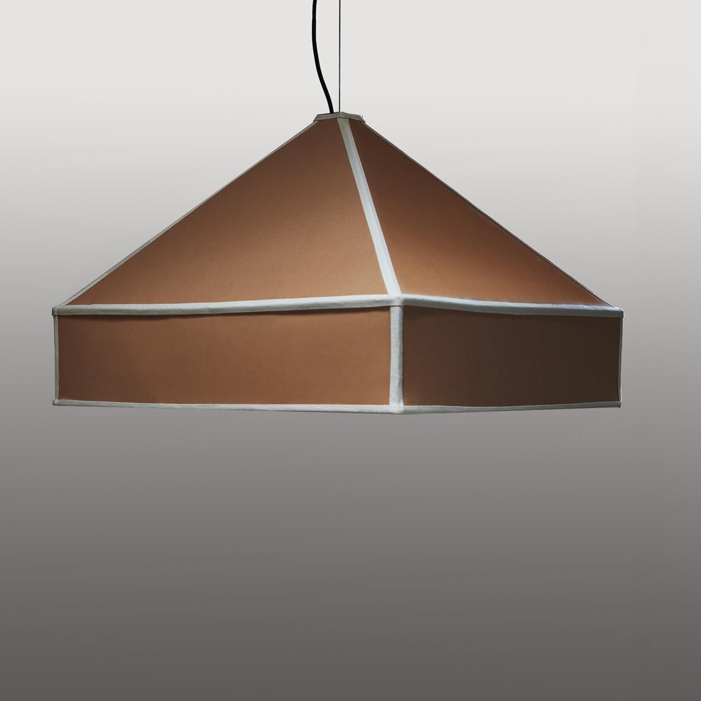 Petite lampe pendante plissée Piramide par NASSI en vente 5