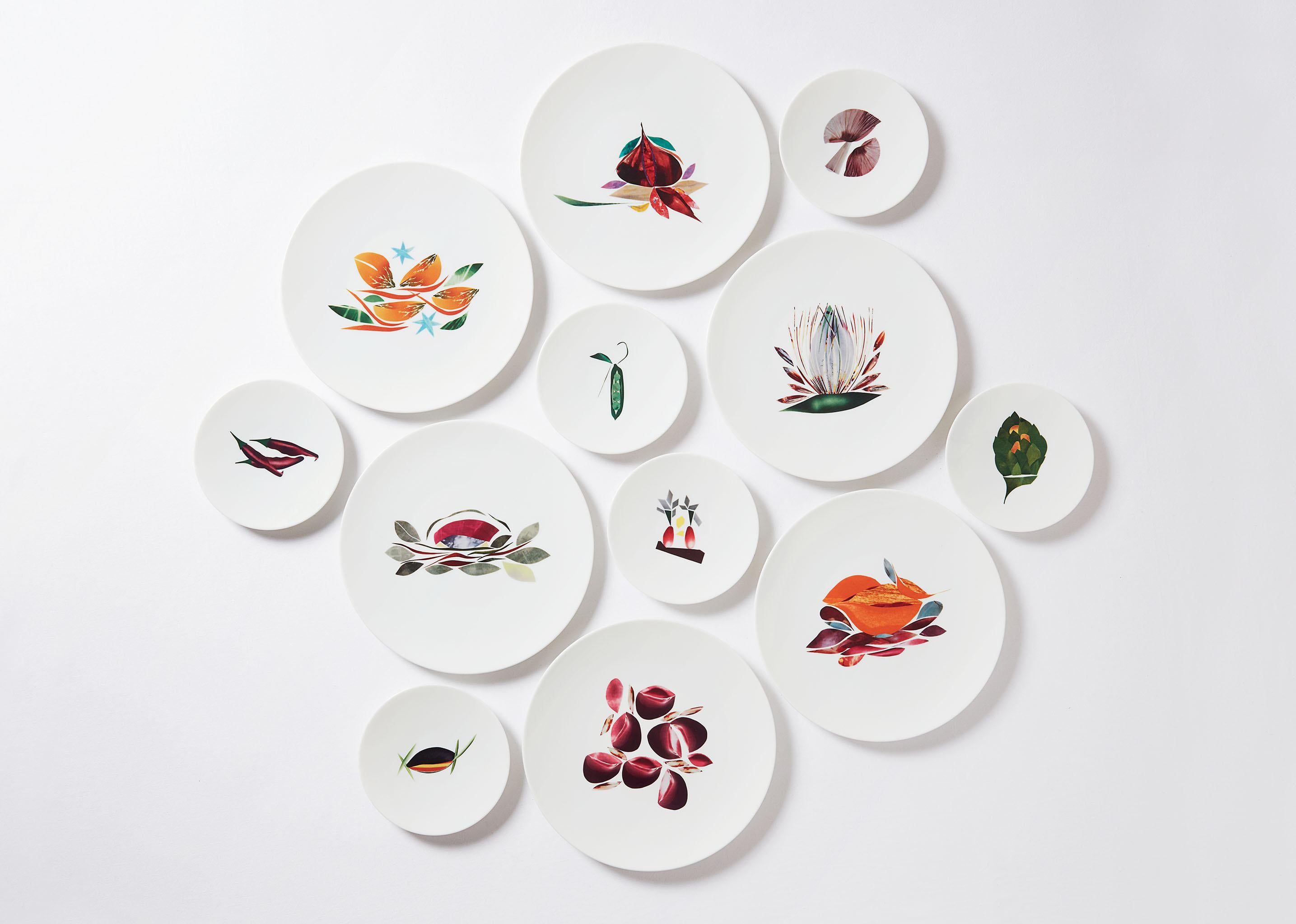 Bread Porcelain Plate By The Chef Alain Passard Model 