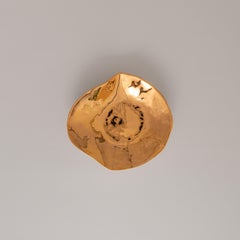 Petite assiette / Vaisselle en porcelaine de Limoges faite main / Or 24 carats / Indulge Nº5