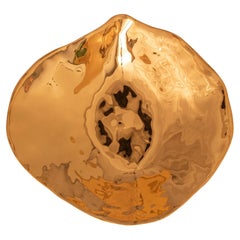 Small Plate / Handmade Limoges Porcelain Tableware / 24-carat Gold / Indulge Nº9