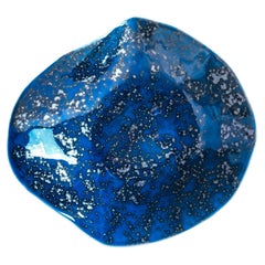 Small Plate / Handmade Porcelain Tableware / Silver Tide Blue / Indulge Nº5 Small Plate / Handmade Porcelain Tableware / Silver Tide Blue / Indulge Nº5