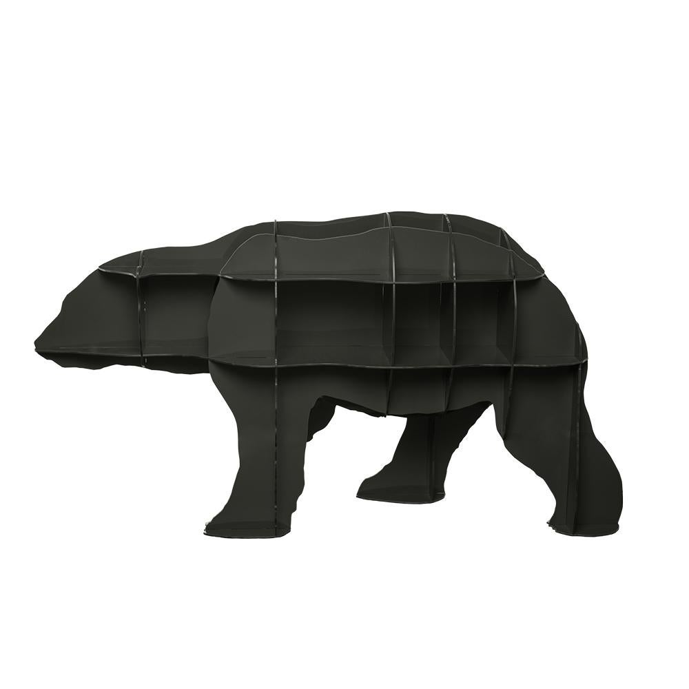 Piccola libreria a forma di orso polare - Black JUNE In condizioni Nuovo in vendita a FONTAIN, FR