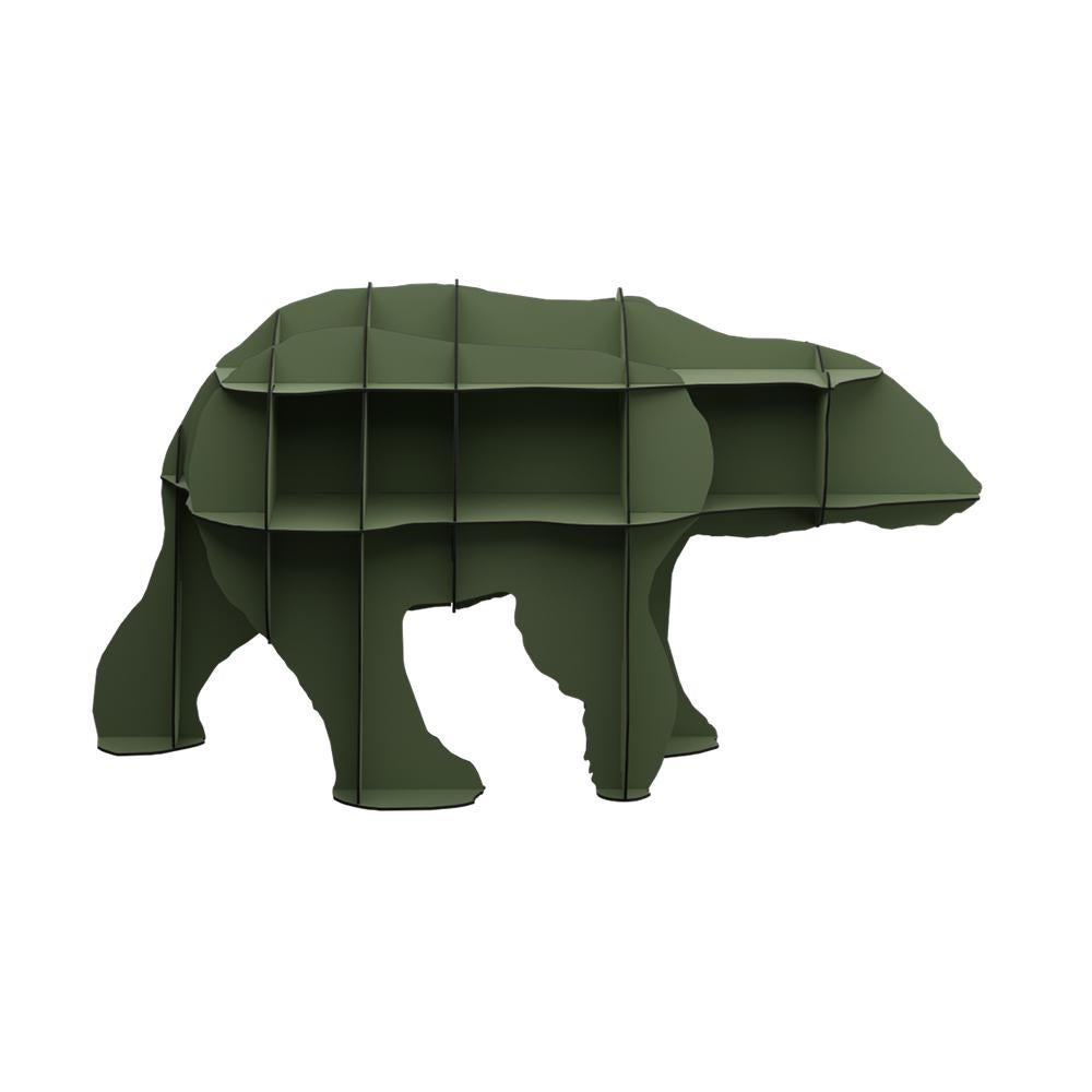 Francese Piccola libreria con orso polare - Greene & Greene in vendita