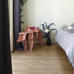 Small polar bear bookshelf - Pink JUNE