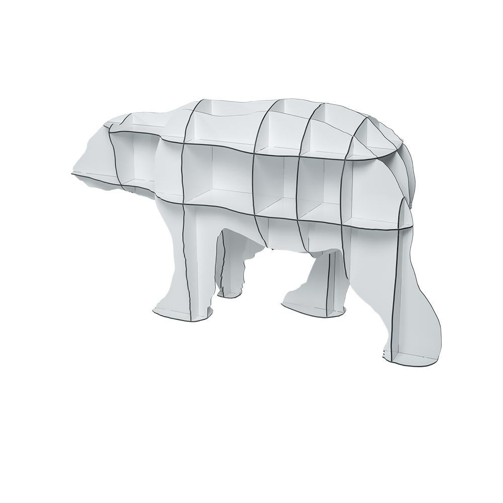 Piccola libreria con orso polare - White JUNE In condizioni Nuovo in vendita a FONTAIN, FR