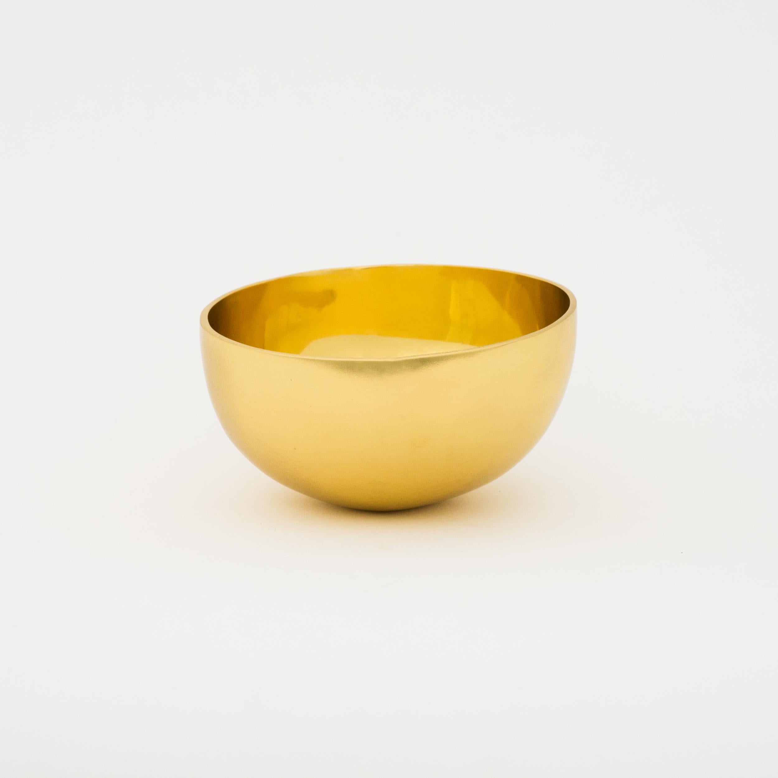 small brass bowls