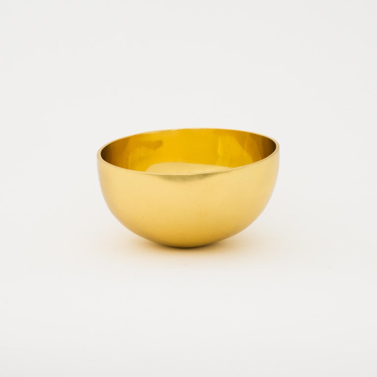 Small Decorative Polished Brass Bowl For Sale at 1stDibs small brass