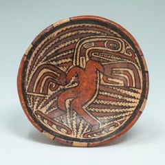 Small Polychrome Fruitera Pedestal Dish, Cocle Culture, Panama