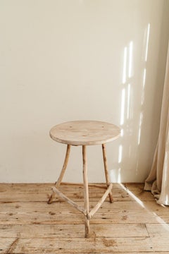 small poplarwood table ...