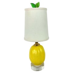 Small Porcelain Lemon Lamp