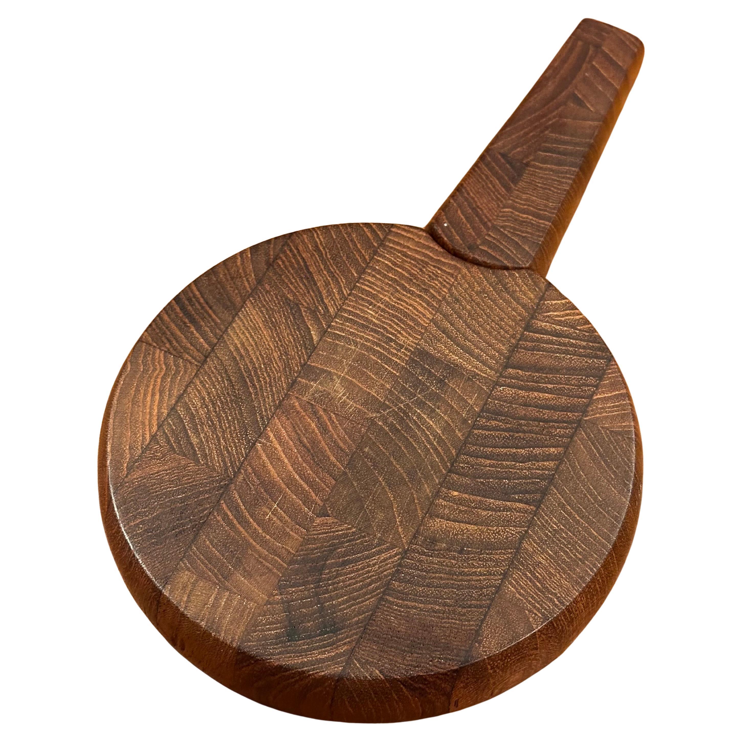 Piccolo vassoio per formaggi portatile in legno di teak con coltello di Jens Quistgaard per Dansk in vendita 5
