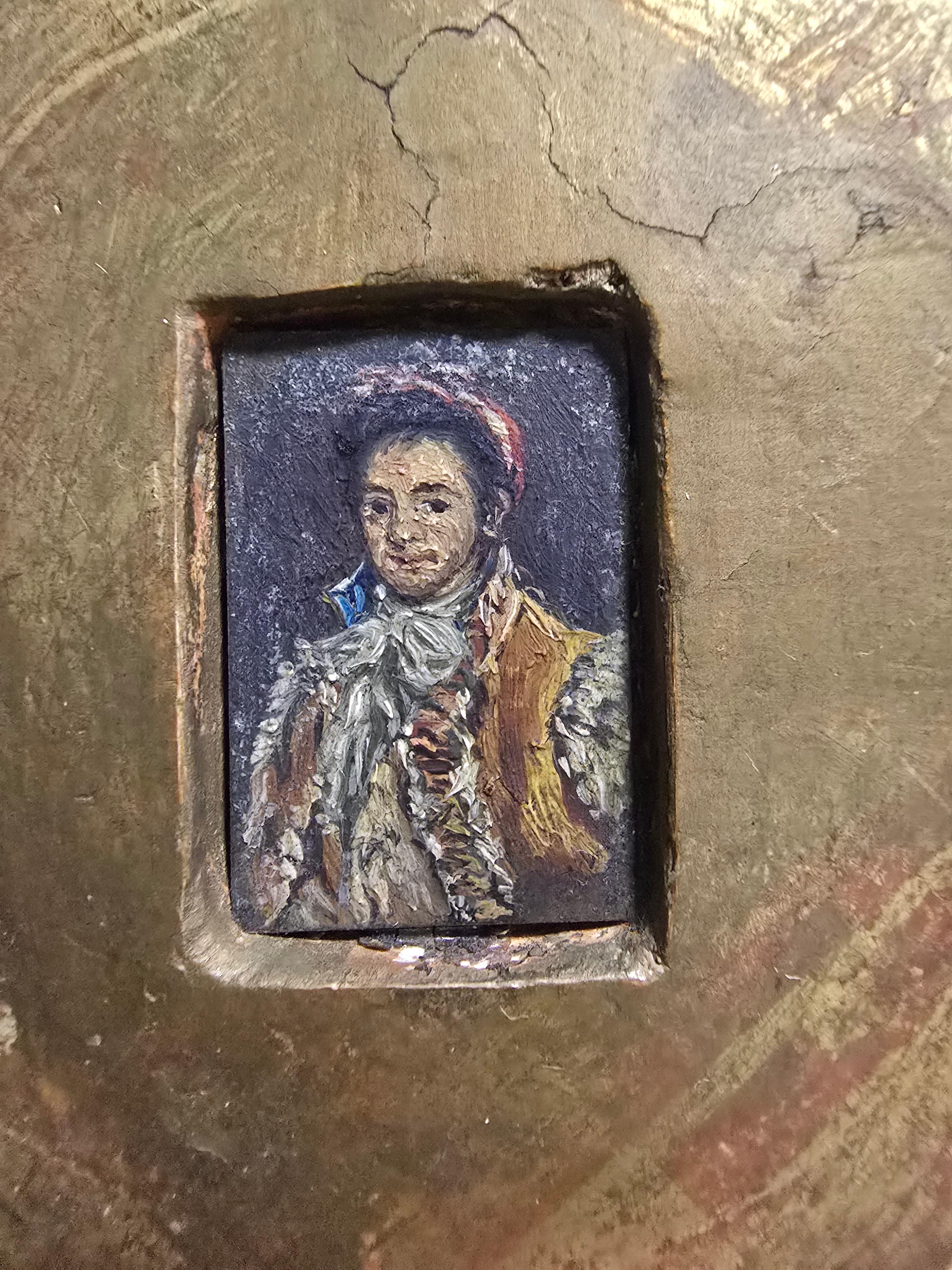 Late 18th Century Small Portrait Circa 1800 For Sale