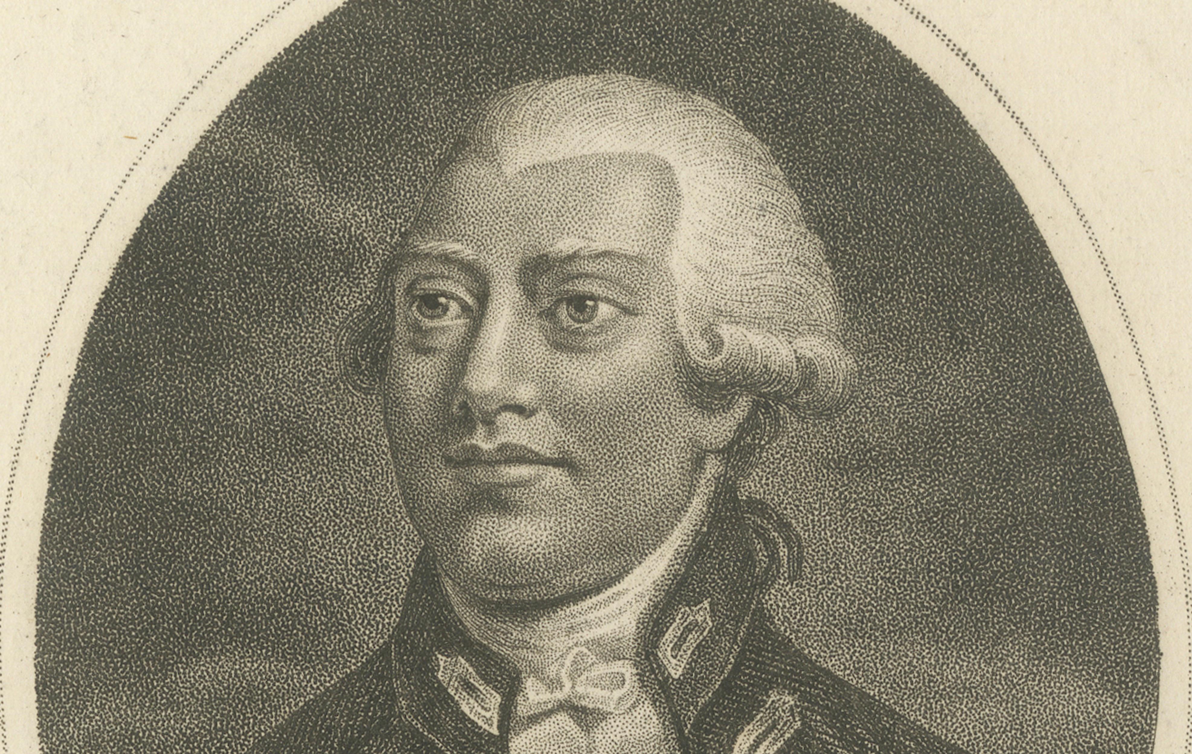 Small Portrait Engraving of King George III, British Royal Portrait, 1804