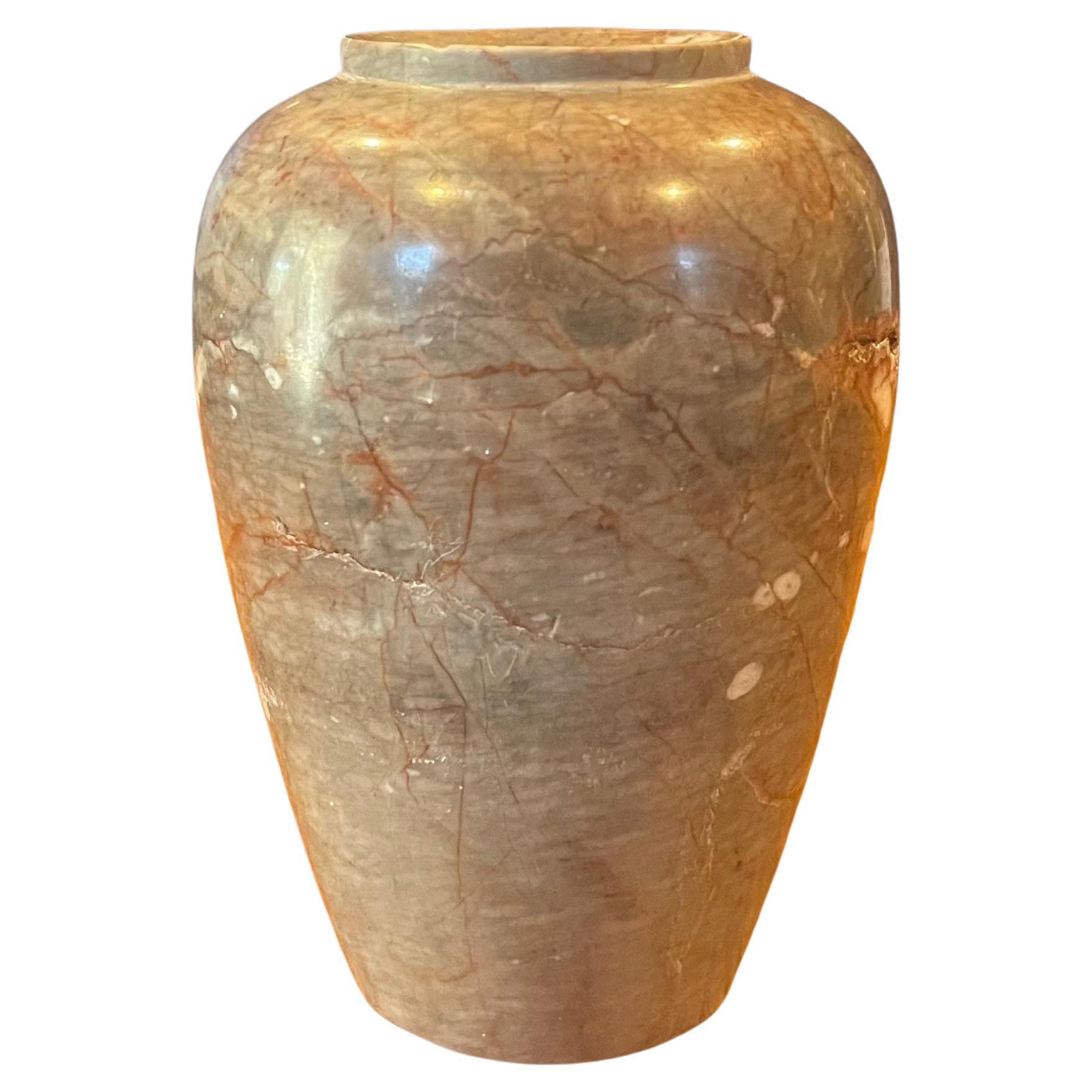 Small Post-Modern Italian Marble Vase