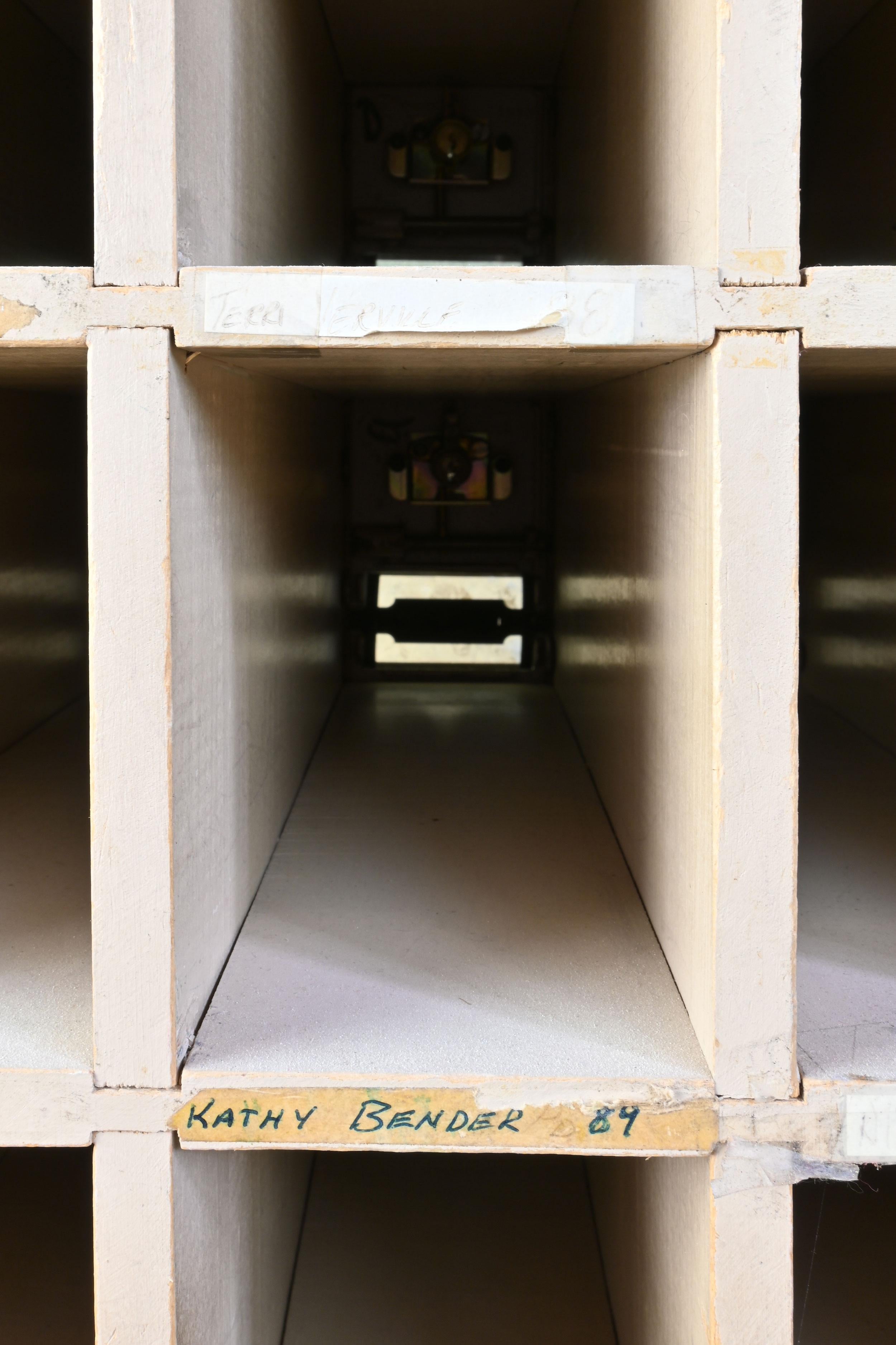 vintage post office boxes