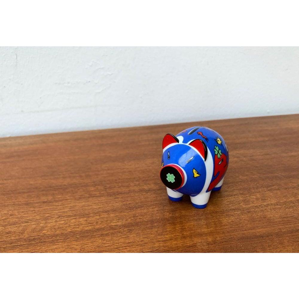 Postmoderne Piggy Penny Bank von Ambrogio Pozzi & Sieger Design (20. Jahrhundert) im Angebot