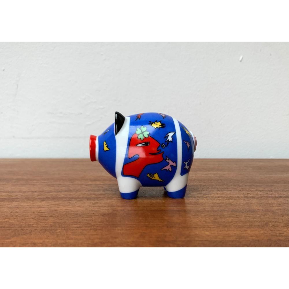 Postmoderne Piggy Penny Bank von Ambrogio Pozzi & Sieger Design (Keramik) im Angebot