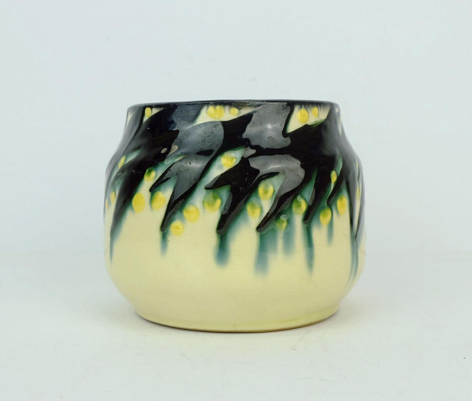 Ceramic small pot or VASE art nouveau tonwerke kandern max laeuger germany  For Sale