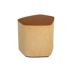 Piccolo pouf! Sgabello in pelle di Nestor Perkal