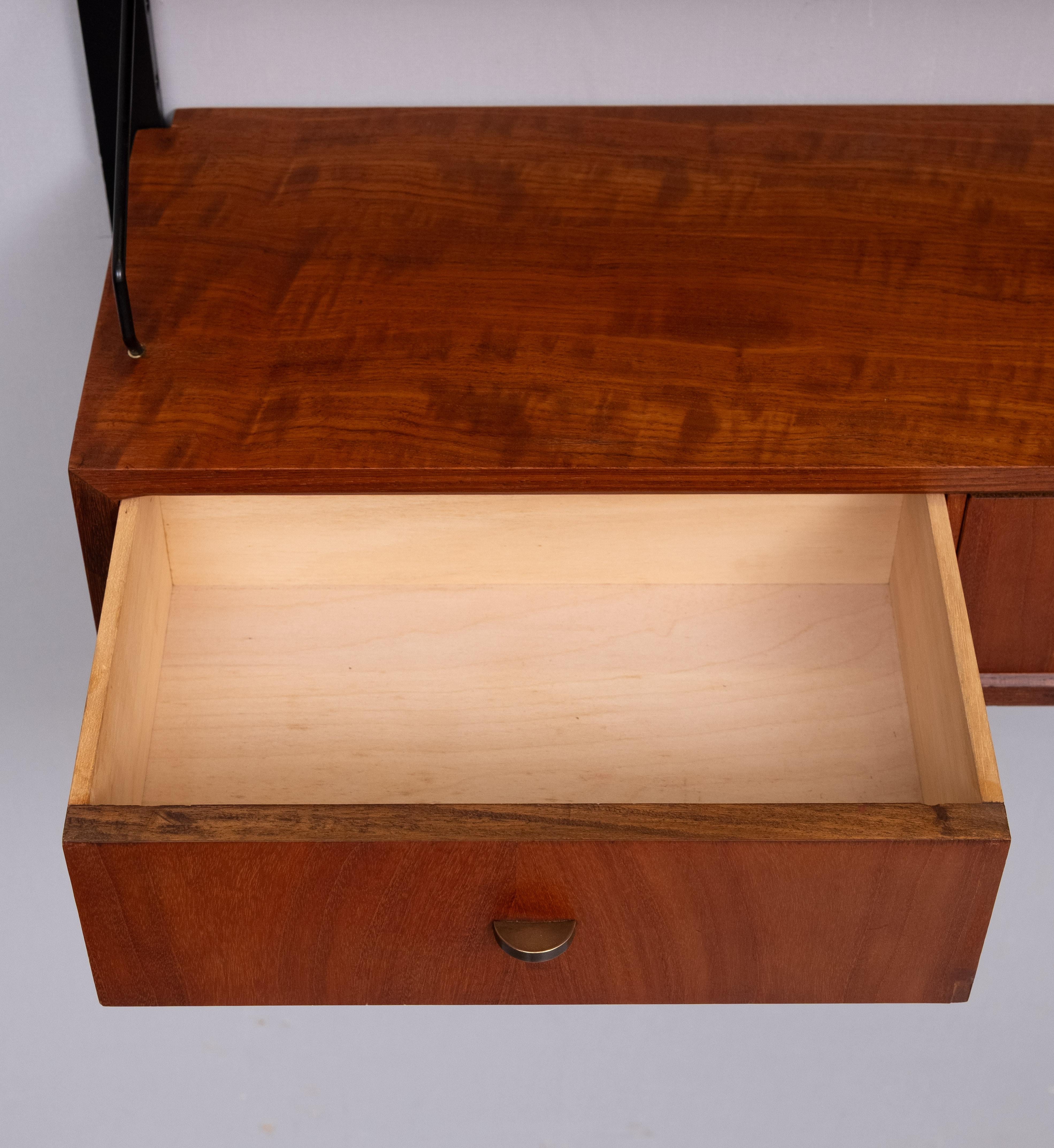 small Poul Cadovius Royal wall system 1950s Denmark For Sale 1