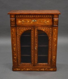 Small proportioned 19th Century Dutch Marquetry Cabinet