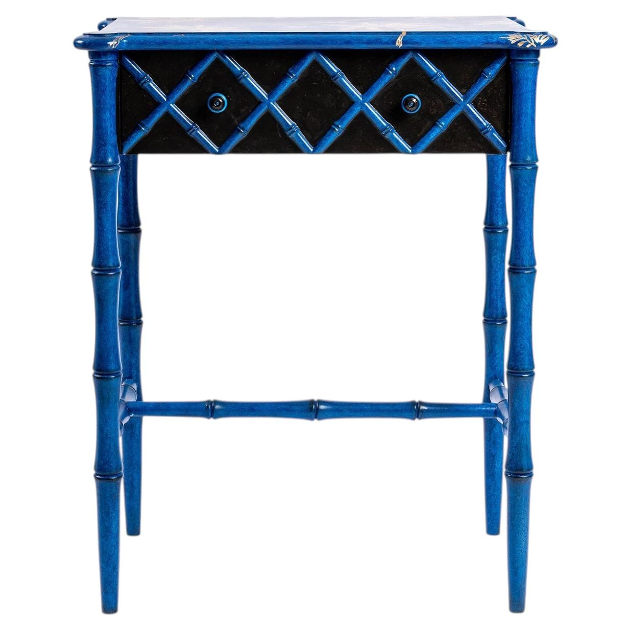 Small Provenza Electric Blue Console For Sale