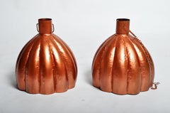 Small Pumpkin Shaped Hanging Lamps