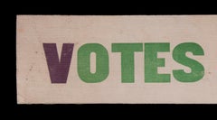 Small Purple and Green Votes for Women Banner