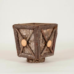 Small Raleigh Adams Artisanal Trophy Woodlands Planter Vase