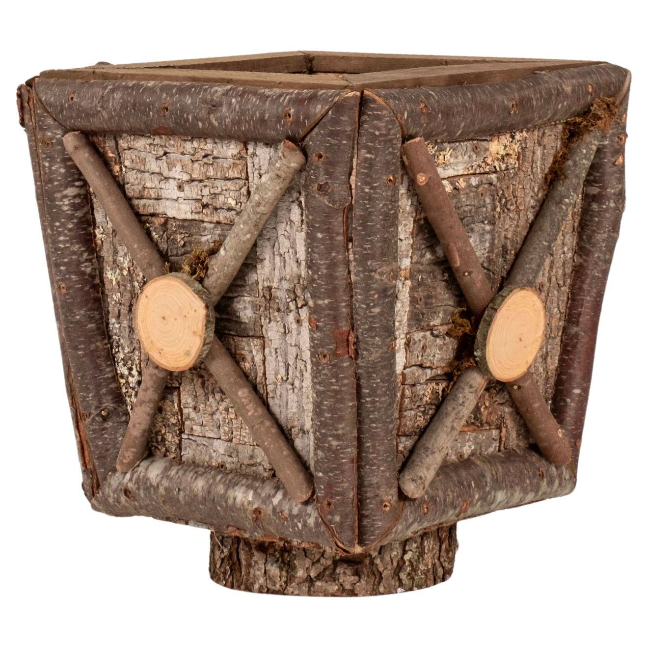 Small Raleigh Adams Artisanal Trophy Woodlands Planter Vase