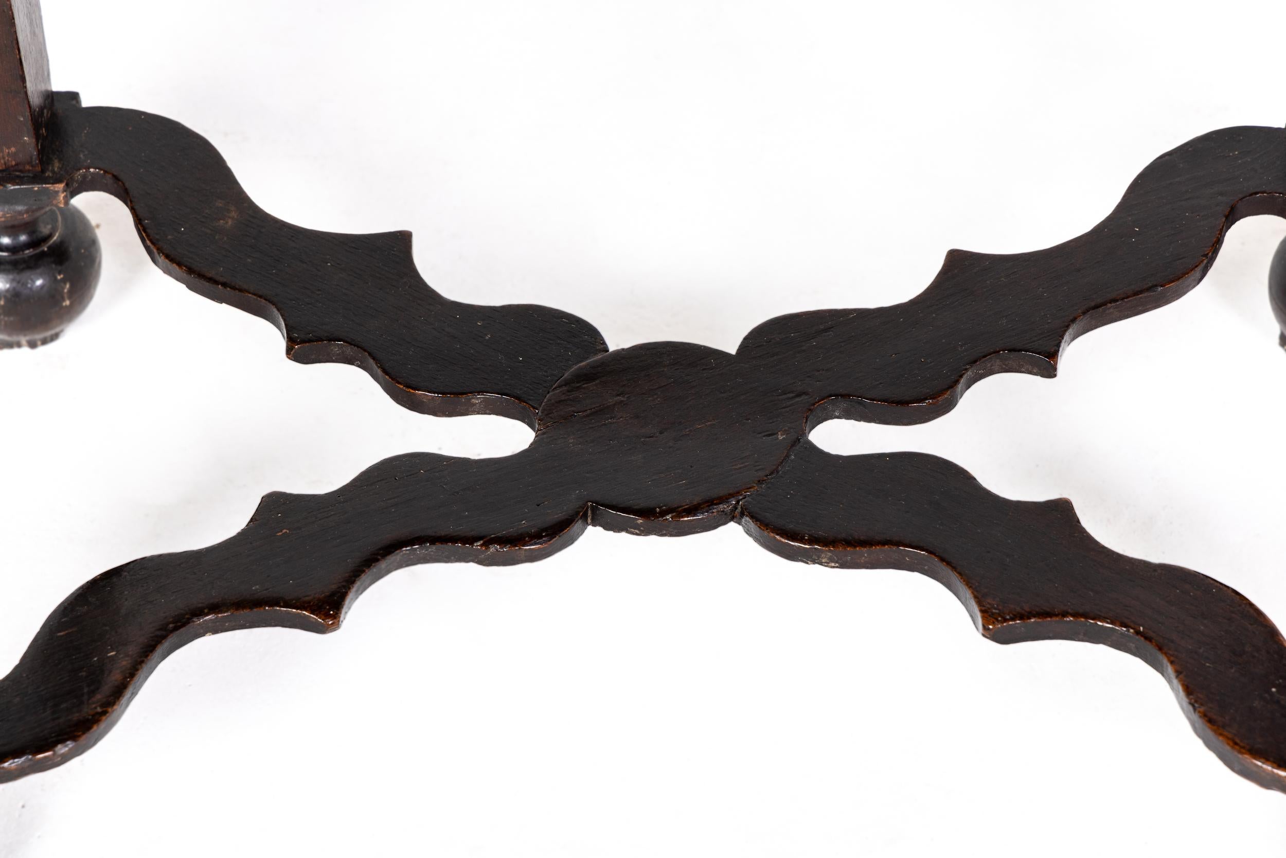 18th Century and Earlier Small, Rare 17th Century English Oak Occasional Table