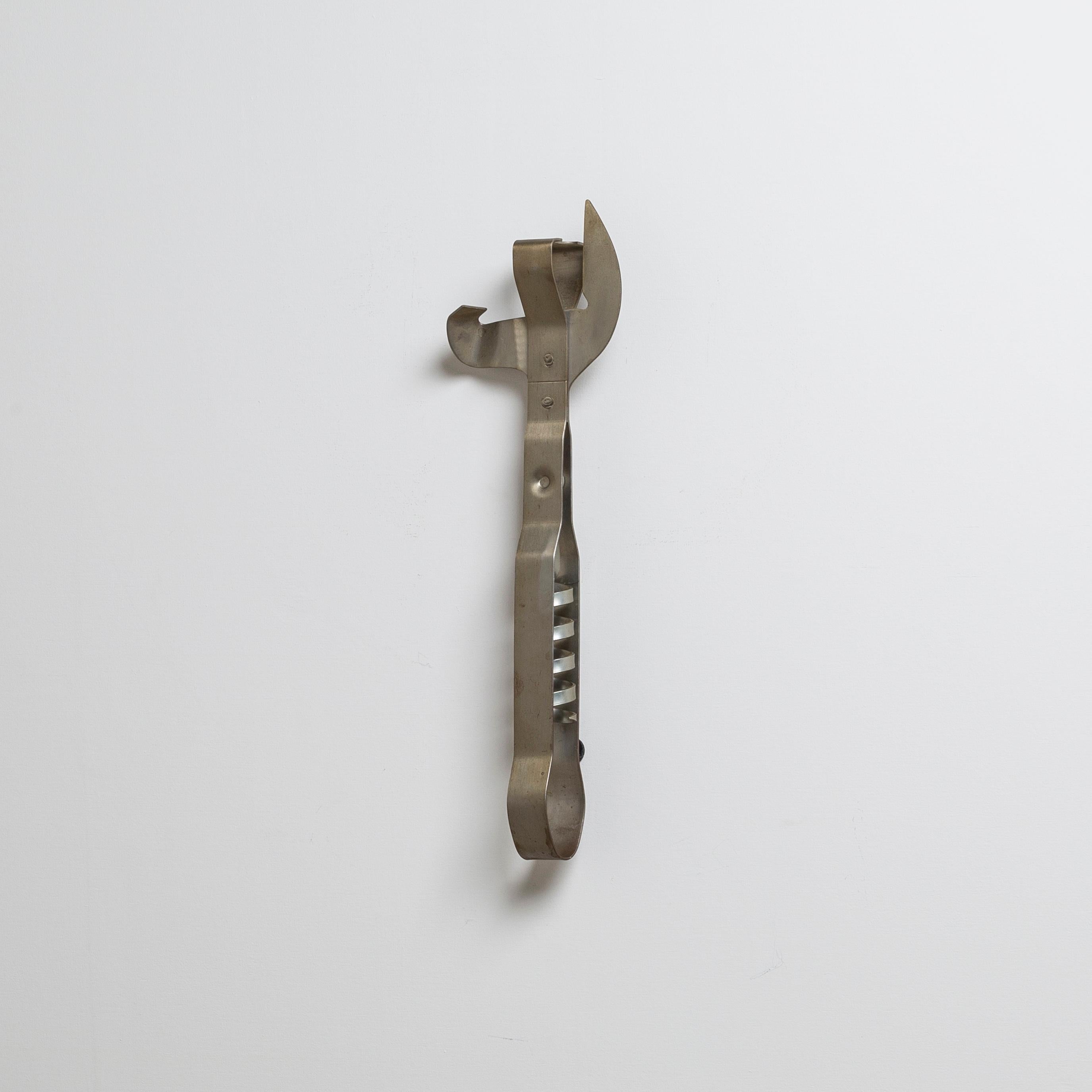 Small Rare Can Opener Wall Sculpture by Curtis Jere, 1979 In Excellent Condition For Sale In London, GB