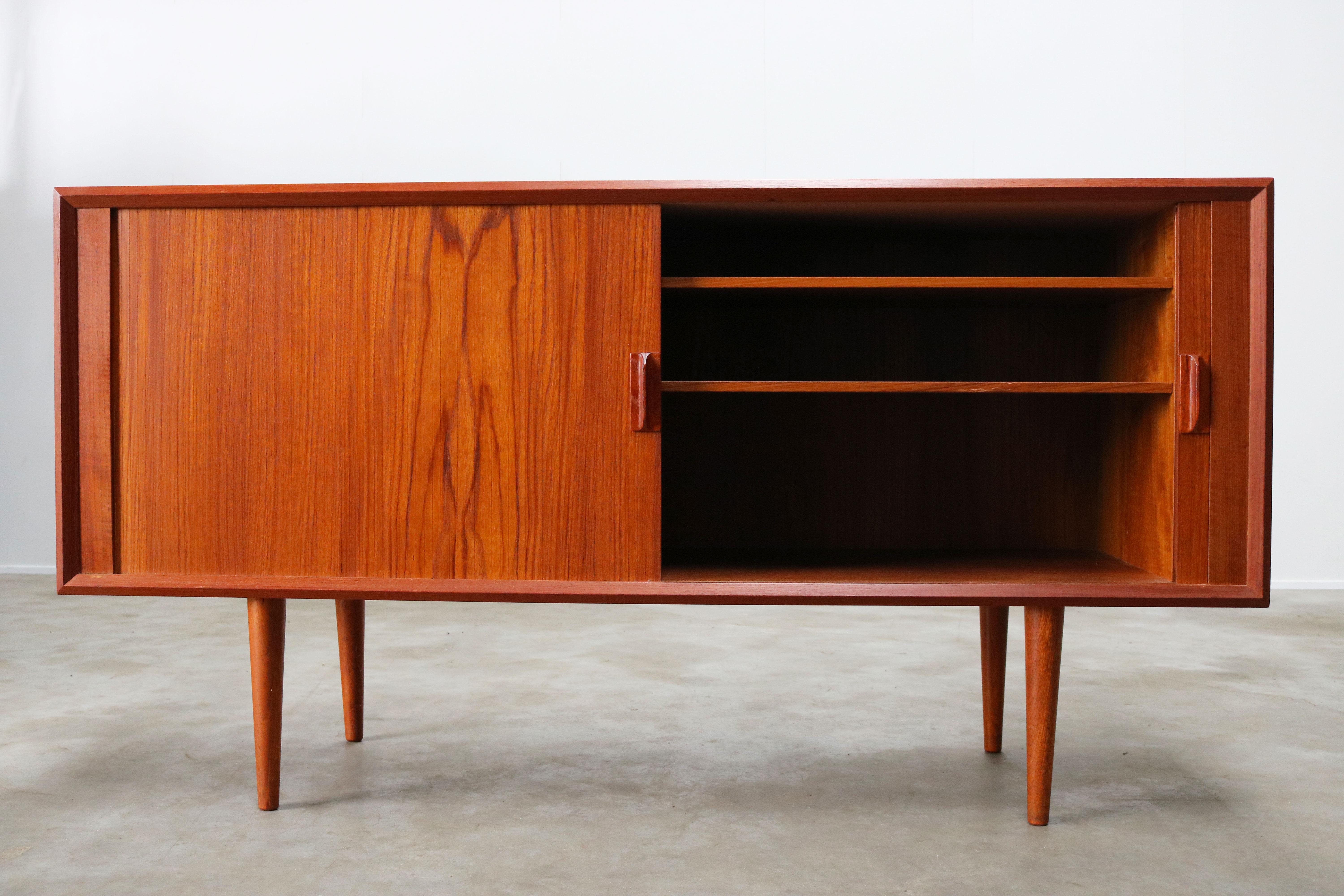 Mid-20th Century Small Rare Danish Sideboard / Credenza by Svend Aage Madsen for Faarup 1950 Teak