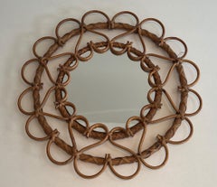 Small Rattan Mirror
