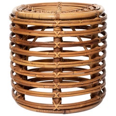 Small Rattan Woven Stool