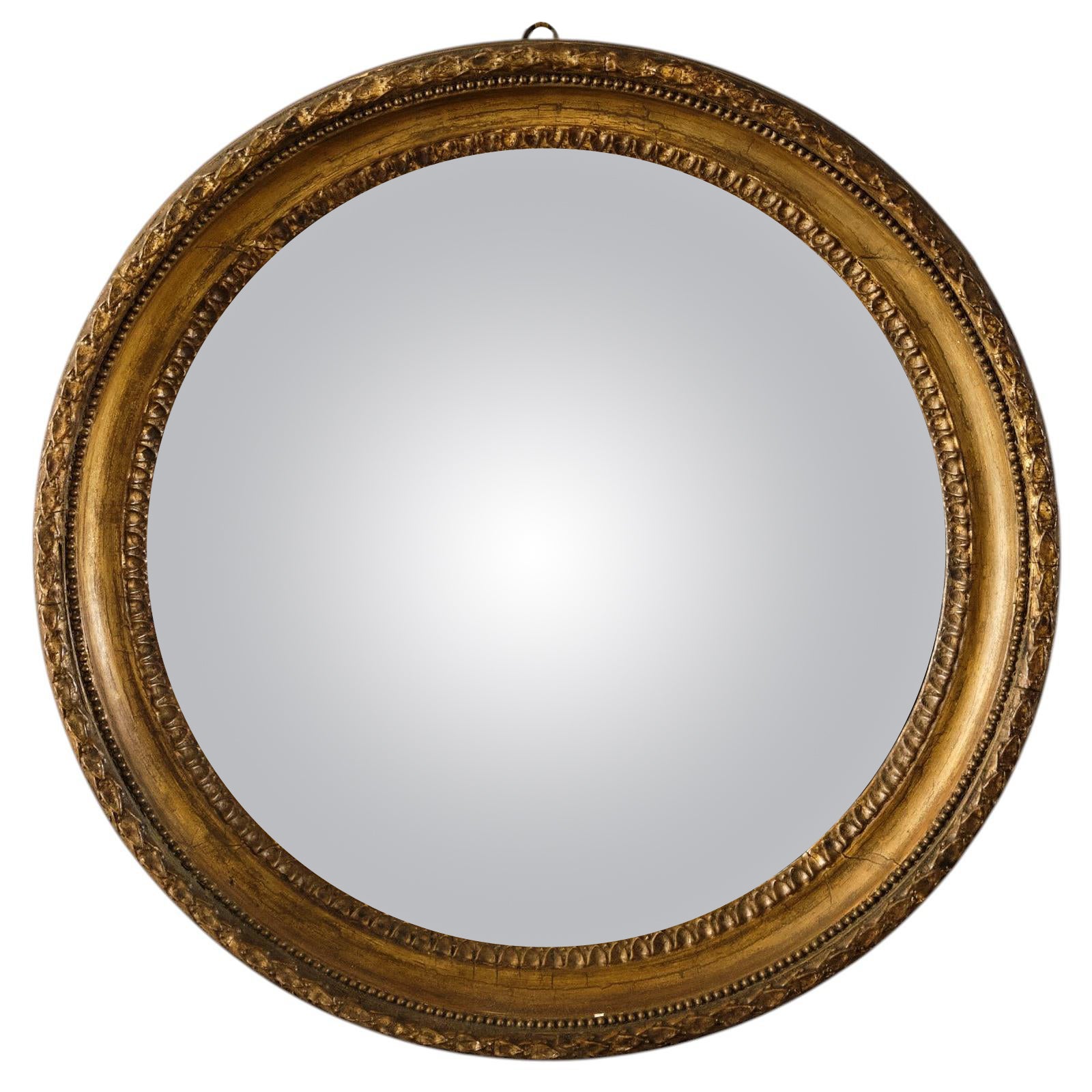 Small Regency Convex Mirror c1820 For Sale