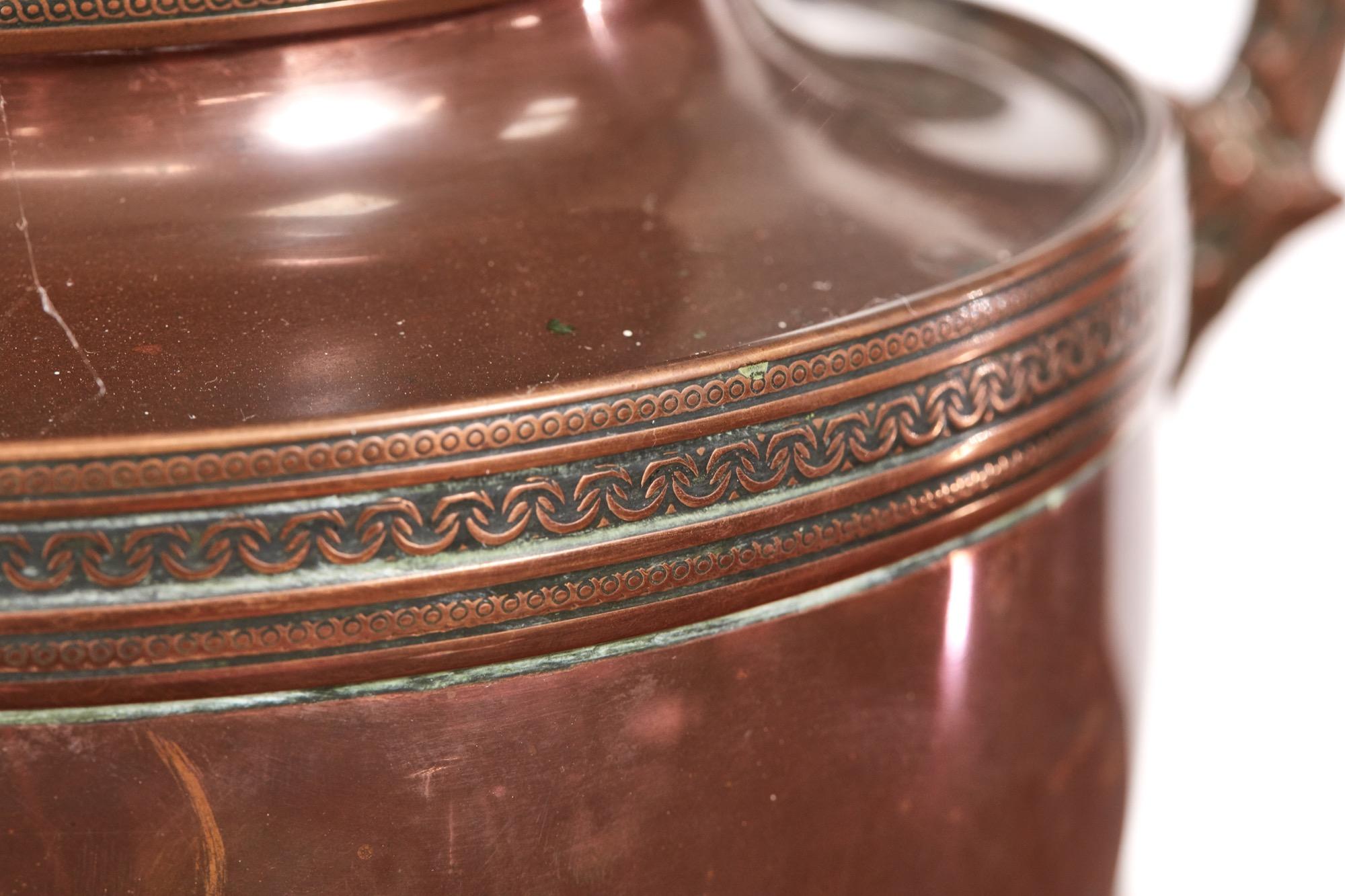 Small Regency Copper Samovar 2