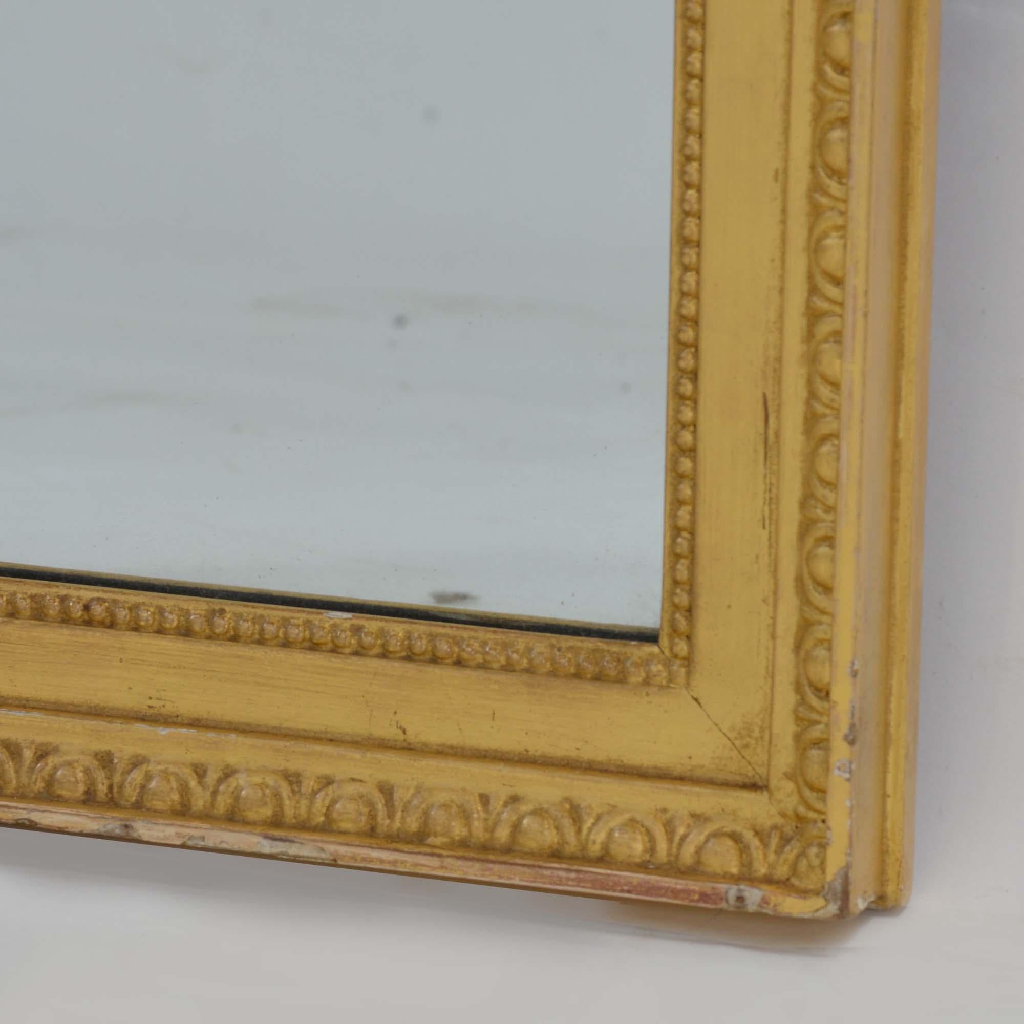 Small Regency giltwood mirror In Good Condition For Sale In Castle Douglas, GB