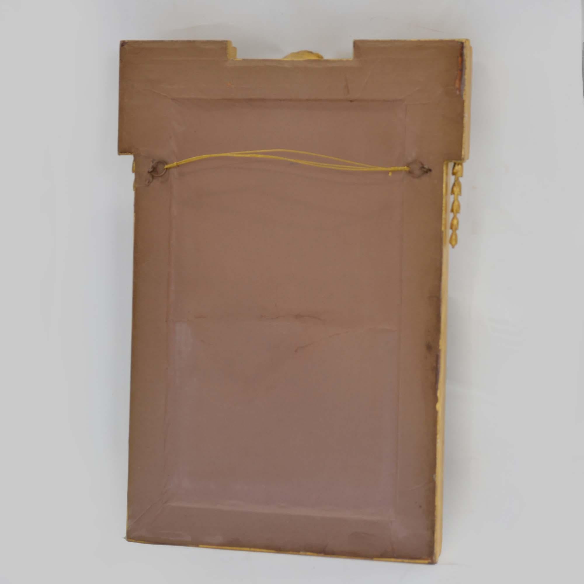 19th Century Small Regency giltwood mirror For Sale