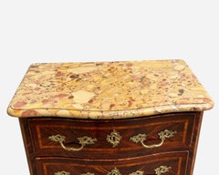 Small Regency period marquetry in-between chest of drawers, France circa 1715/23