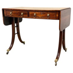 Small Regency Rosewood Sofa Table Early 19th Century