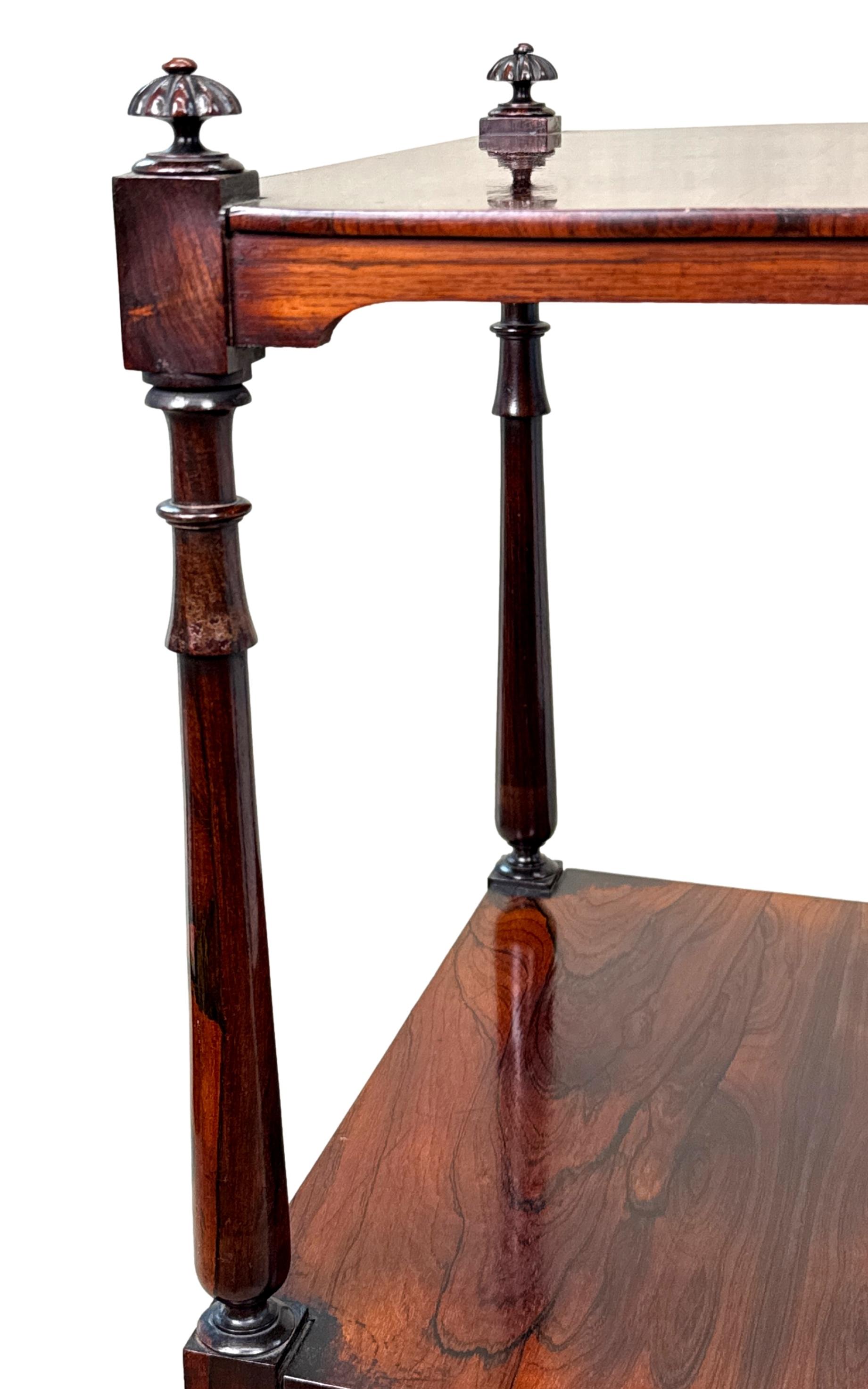 Small Regency Rosewood Whatnot For Sale 1
