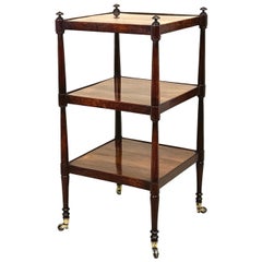 Small Regency Rosewood Whatnot
