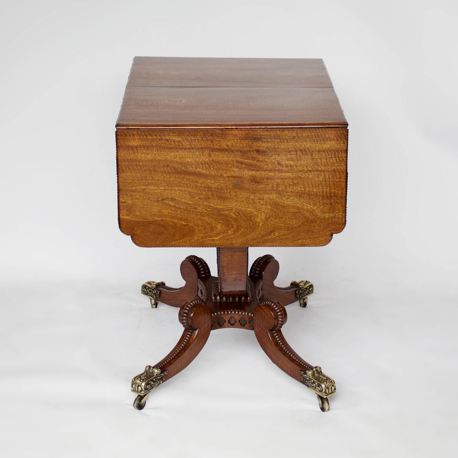 Small Regency Sofa Table, Rosewood and Mahogany, circa 1815 For Sale 2