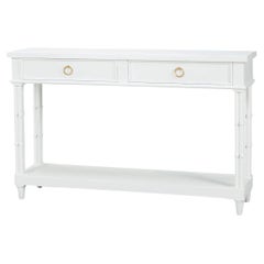 Small Regency Style Painted Console Table