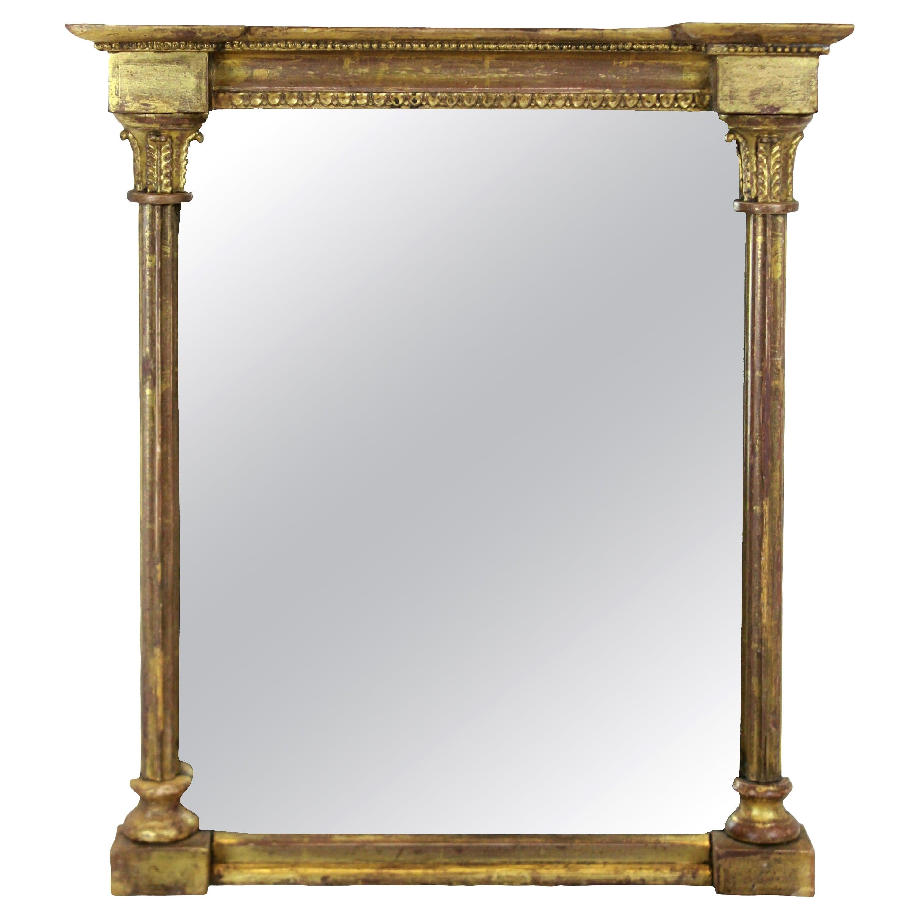 Small Regency Water Gilded Mirror